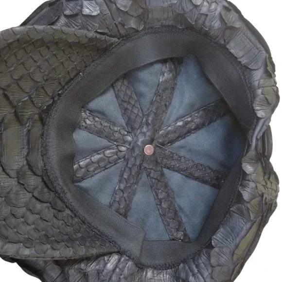 GENUIINE SNAKESKIN APPLE CAP